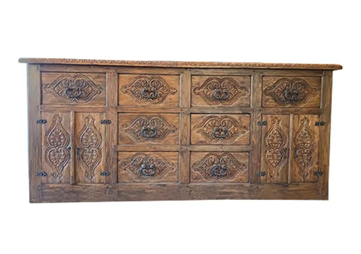 Jason Scott 8 Drawer Carved Dresser