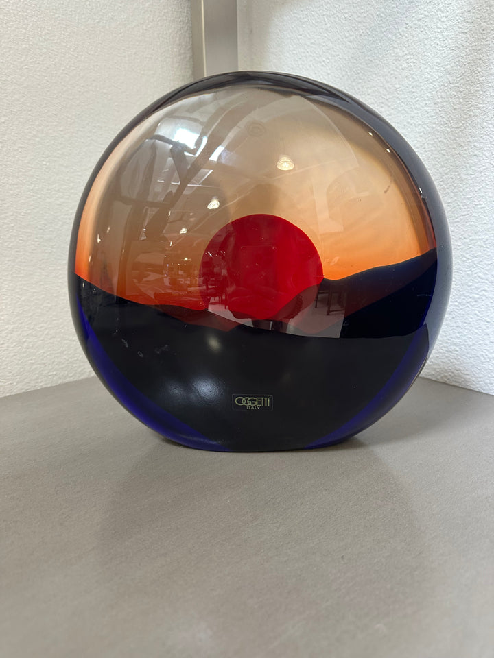 1980 Ogetti Roche Bobois Sunset Murano Sculpture