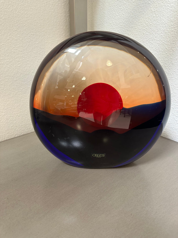 1980 Ogetti Roche Bobois Sunset Murano Sculpture