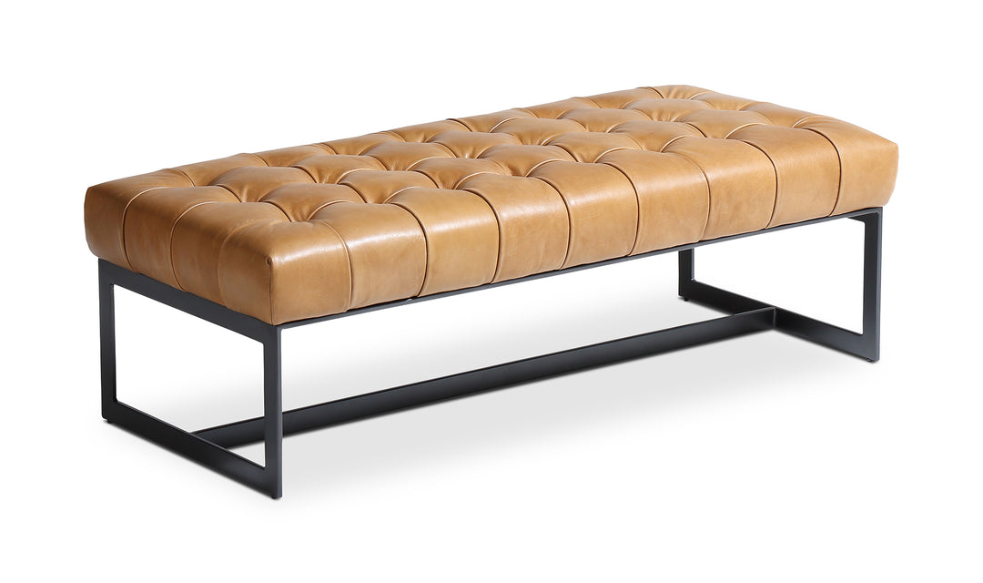 Wyatt Leather Bench