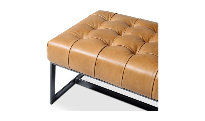 Wyatt Leather Bench