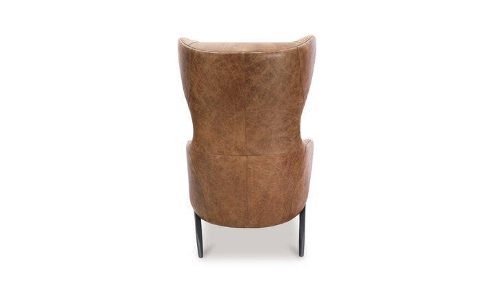 Amos Leather Accent Chair