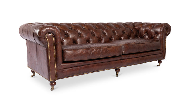 Birmingham Sofa Brown Leather