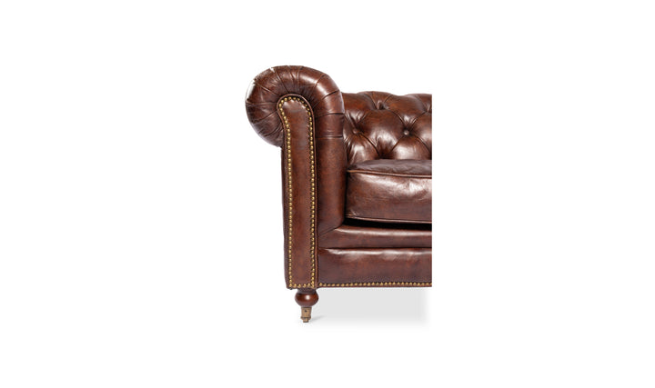 Birmingham Sofa Brown Leather