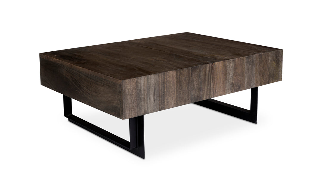 Tiburon Wood Storage Coffee Table