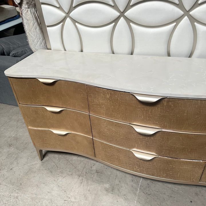 Michael Amini Aico Malibu Credt Marble Dresser