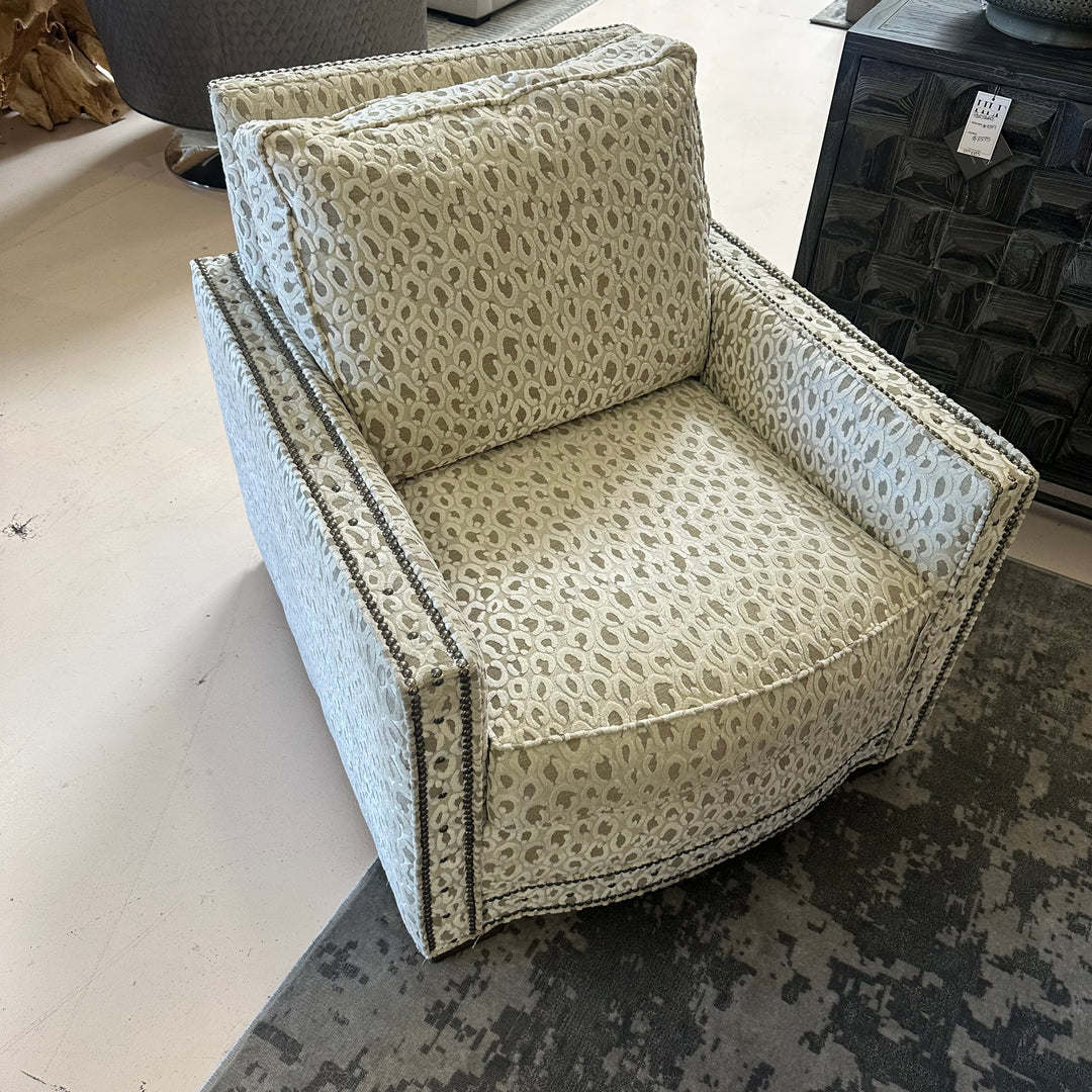 New Paul Robert Cheetah Print Armchair