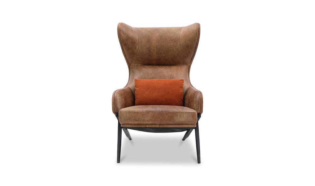 Amos Leather Accent Chair