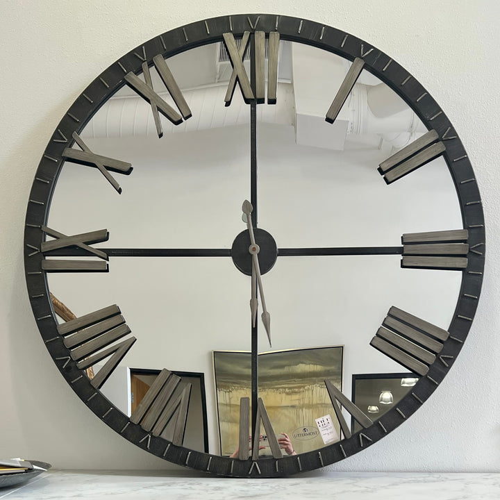 Uttermost Amelie Large Bronze Wall Clock