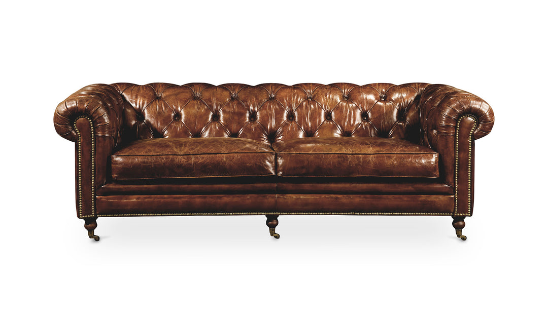 Birmingham Sofa Brown Leather