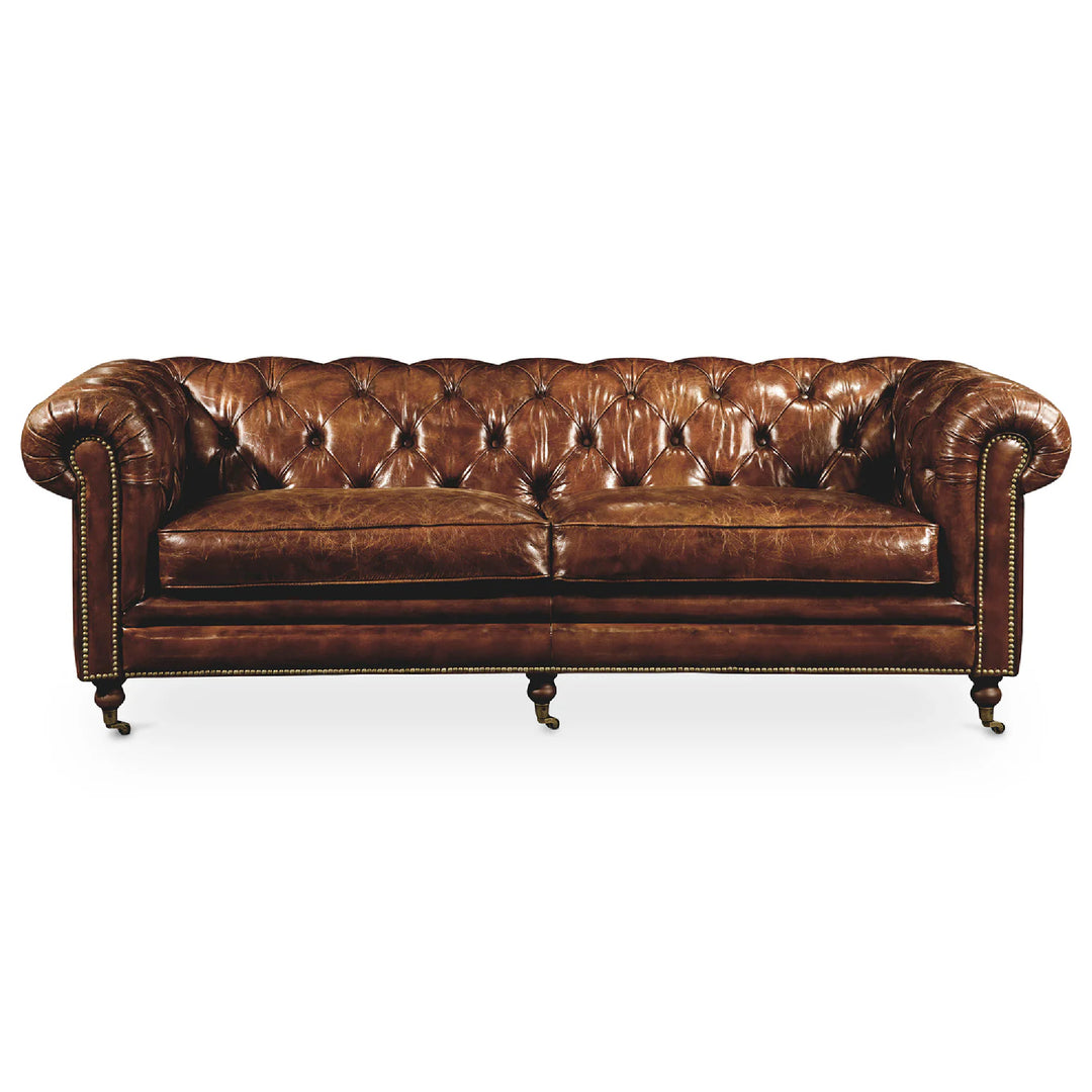 Birmingham Sofa Brown Leather