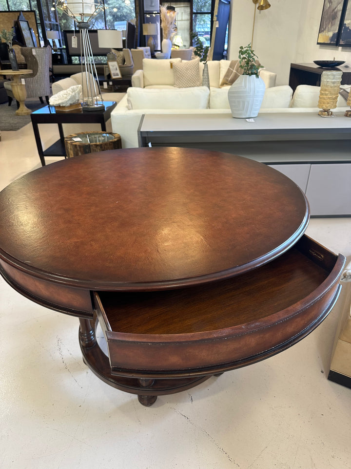 Ralph Lauren Leather Top Centre Table