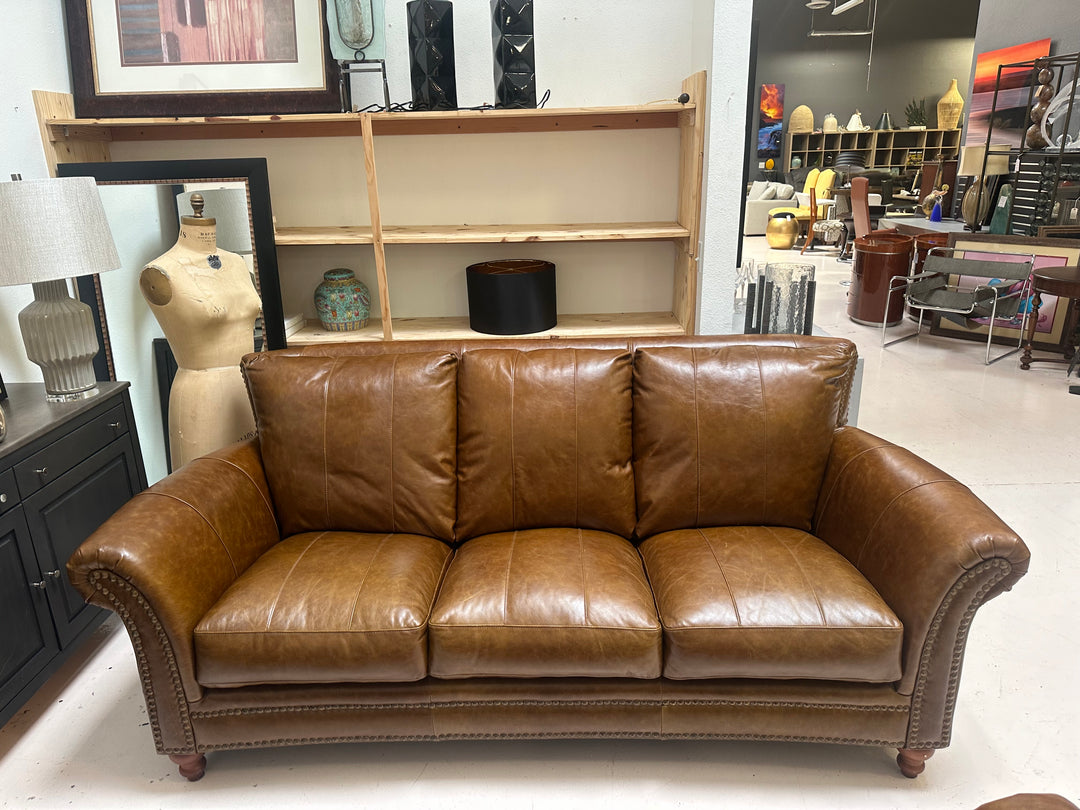 Leather Italia Butler Sofa and Loveseat