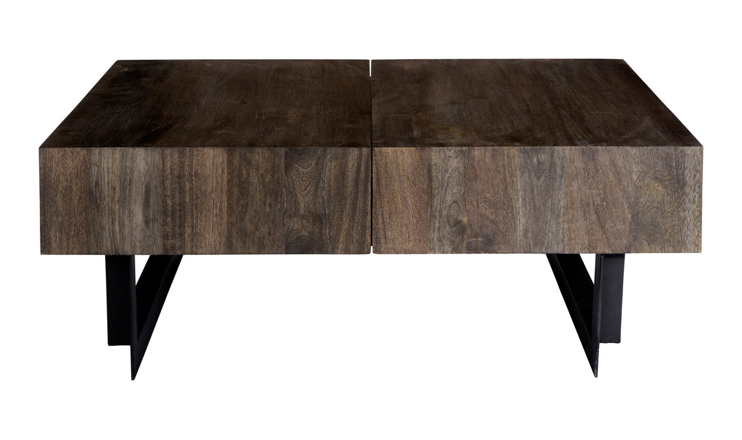 Tiburon Wood Storage Coffee Table