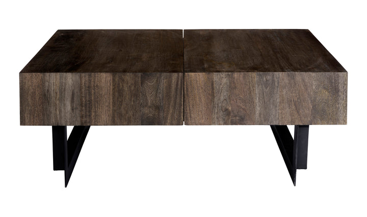 Tiburon Wood Storage Coffee Table