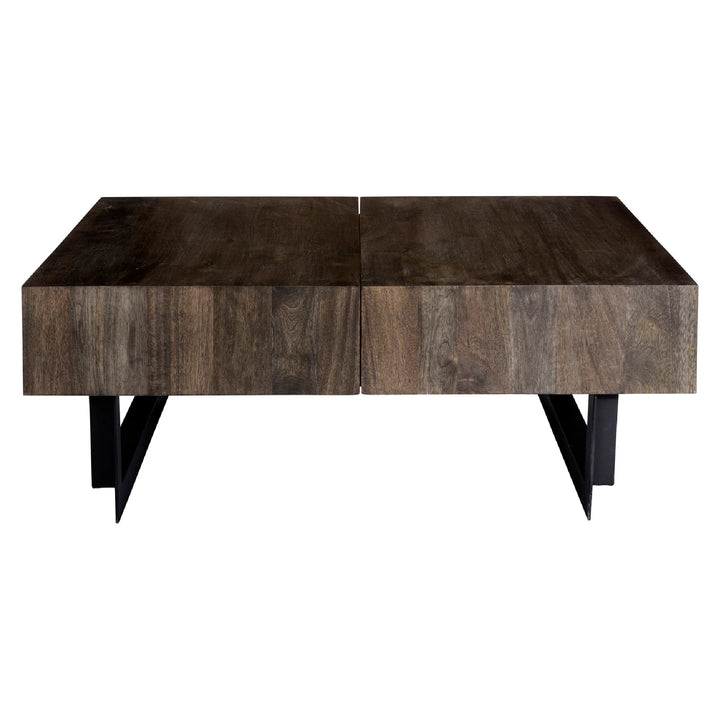 Tiburon Wood Storage Coffee Table