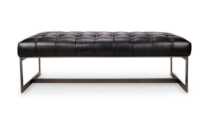 Wyatt Leather Bench