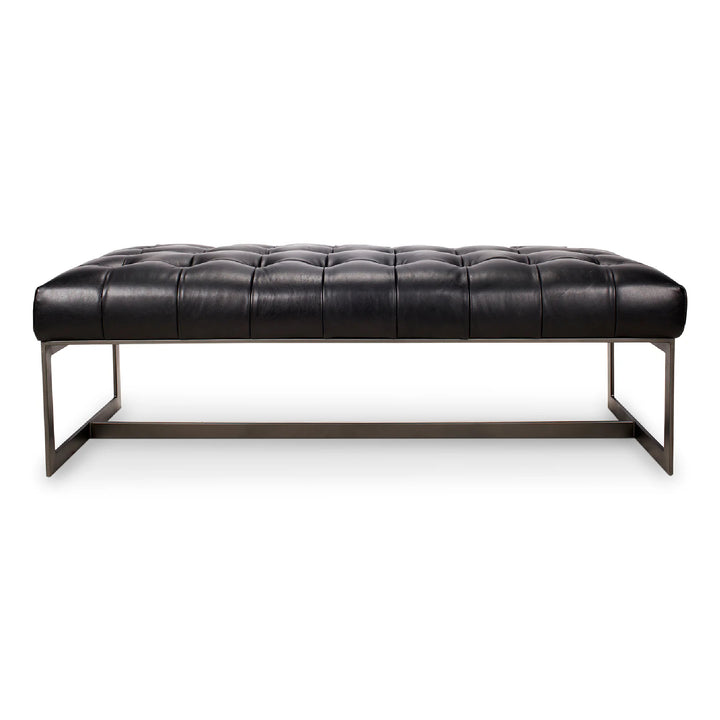 Wyatt Leather Bench