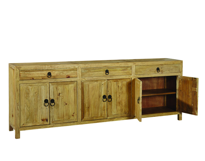 Large Old Elm Sideboard