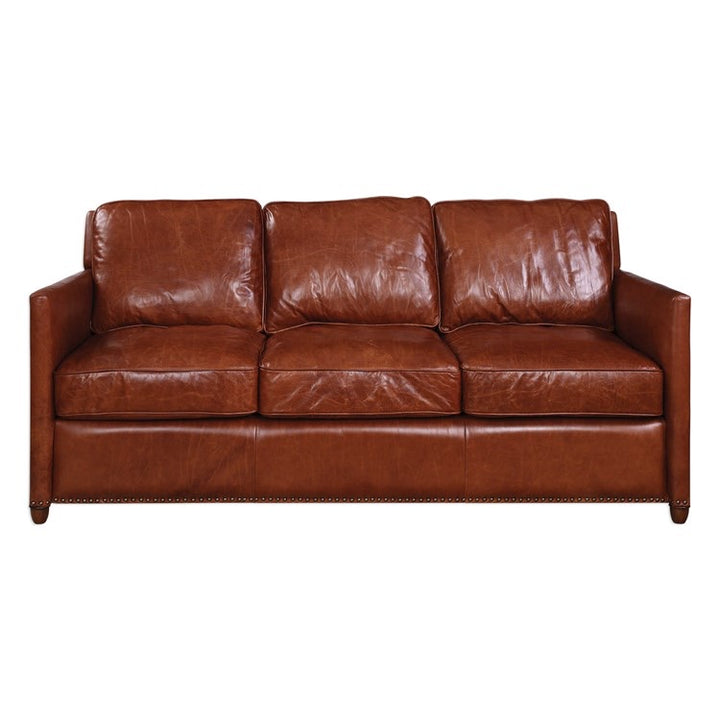 Roosevelt leather sofa