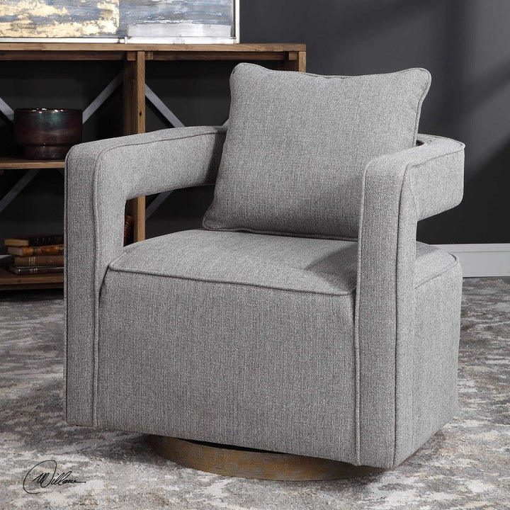 Uttermost Nixon swivel chair